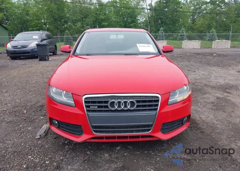 2011 Audi A4 2.0T Premium from USA, damaged, VIN WAUBFAFL8BN047763